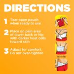 ThermaCare Advanced Back & Hip Therapy Adhesive HeatWraps, Disposable Heat Therapy Patches, Heat Pads for Instant Muscle & Herniated Disc Pain Relief, HSA/FSA Eligible & Approved, L/XL, 10 Count - Image 7