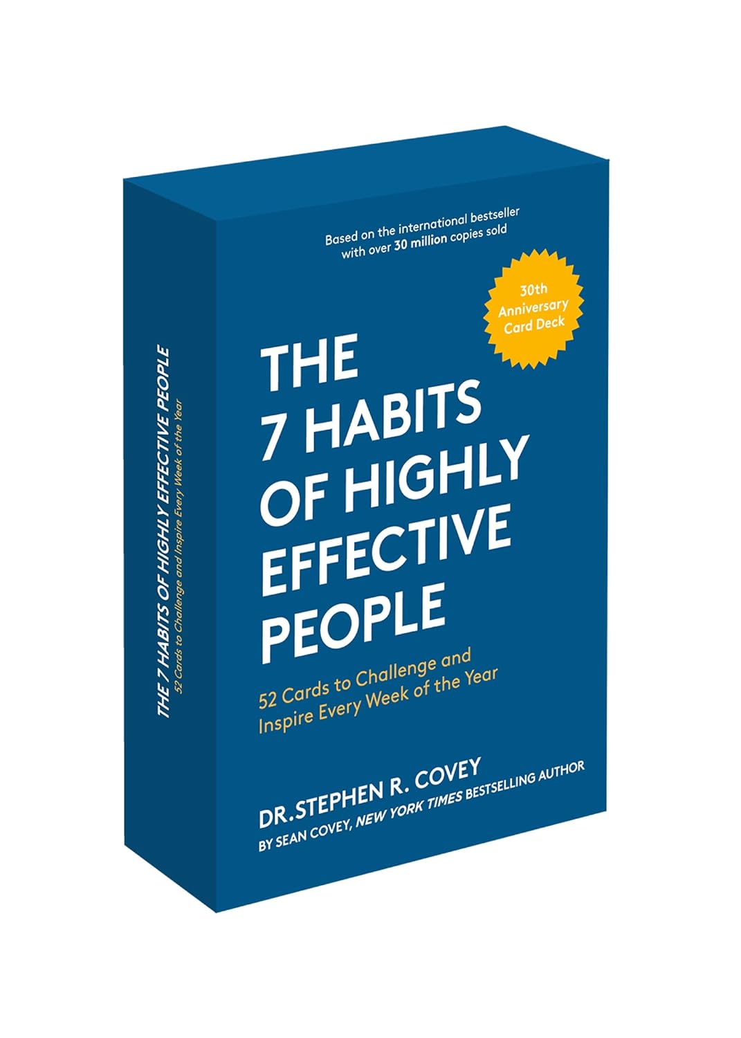 71GsizGfumL._SL1500_.jpg The 7 Habits of Highly Effective People: 30th Anniversary Card Deck (The Official 7 Habits Card Deck) - Image 1