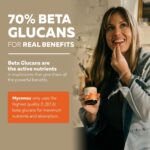 Organic Cordyceps Mushroom Extract - 70% Beta Glucans - Highest Active Nutrient Levels, Max Potency Cordyceps Capsules, US Grown + Ultrasonic Extraction - Performance, Immunity & Energy - 60 Capsules - Image 4