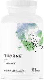THORNE Theanine - 200mg of L-Theanine - Support a Healthy Stress Response, Relaxation, and Focus - Increases Brain Alpha-Wave Production* - 90 Capsules