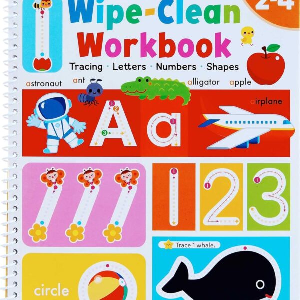 Play Smart Wipe-Clean Workbook: Ages 2-4: Tracing, Letters, Numbers, Shapes