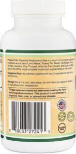 Mushroom Blend Supplement - 1,000mg Top 10 USA Grown Mushrooms (Lion's Mane, Reishi, Cordyceps, and More) - Image 4