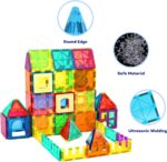 Magnetic Building Tiles, 134PCS Large Magnet Building Set,Magnetic Blocks, 3D STEM Stacking Toys, Magnets Toy for Kids Boys Girls - Image 4