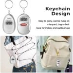 2 Pack Talking Clock for Blind Elderly, Small Travel Alarm Clock Keychain for Visually Impaired, English Language Battery Operated Talking Clock for Seniors - Image 6