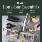 Barillio Bartender Kit - Stainless-Steel Cocktail Shaker Set w/Bamboo Stand - Mixology Bar Tools w/Drink Shaker, Mixer Spoon & Muddler for Cocktails - Home Bar Accessories - 23-Pc Bar Set - Silver - Image 7