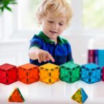 FNJO Magnetic Tiles, 110PCS Magnet Building Set, Magnetic Building Blocks,Construction STEM Learning and Playing Toys for Kids, Montessori Toy for Preschool Boys Girls Toddlers Classroom Must-Haves - Image 2