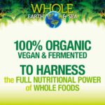 Whole Earth & Sea from Natural Factors, Organic Fermented Protein & Greens, Vegan Whole Food Supplement, Tropical, 1lb 7.3 Oz - Image 4