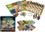 Classic Games, Enjoy 100 Different Games, Includes 5 Double-Sided Playing Boards, Fun for Children and Adults, For Ages 3 and up - Image 2