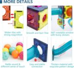 LTKFFFdp Magnetic Building Blocks STEM Educational Toys for Kids Ages 4-12, Ball Track and 3D Stacking Construction Set - Image 4