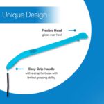 RMS Compression Stocking or Sock Aid for Removing Socks or Light to Medium Compression Hosiery for Men or Women with Arthritis or Limited Mobility (Blue) - Image 4