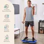 Lifepro Waver Vibration Plate Exercise Machine – High-Intensity Vibration for Muscle Activation, Full-Body Workout Vibrating Platform with Loop Bands, Fitness Equipment for Strength Toning & Fat Loss - Image 3