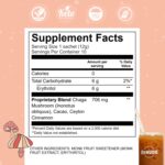 Renude Chagaccino - Chaga Mushroom Powder, Mushroom Coffee Drink Mix with Adaptogens, Natural Energy and Immune Support, Vegan, Keto, Zero Calorie Mushroom Blend Powder - 10 Servings - Image 6
