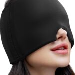 Migraine Relief Cap, Headache Relieve Cap Mask Products, Cooling Odorless Gel Ice Head Wrap for Tension, Stress,Hangover & Puffy Eyes