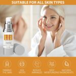 Super Vitamin C Serum for Women Over 70: Advanced Anti-Aging Vitamin C, Niacinamide, Vitamin E & Caffeine Formula，Hydrates, Firms, Lifts, Targets Wrinkles & Dark Spots, 1.0 fl. oz. - Image 6