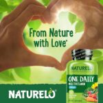NATURELO Mens Multivitamins - One Daily Multivitamin for Men with Vitamins, Minerals & Organic Whole Foods, Boost Energy & Health, Non-GMO, 120 Vegetarian Capsules - Image 9