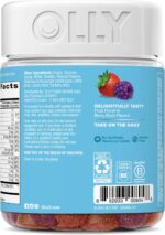 OLLY Kids Multivitamin & Probiotic Gummy, Digestive Support, Vitamins A, D, C, E, B, Zinc, Chewable Supplement, Berry Flavor, 50 day supply - 100 Count - Image 6