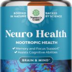 Nootropic Brain Supplement for Memory and Focus Enhancement - Vitamins for Mental Health & Clarity with VIT A, B6, Riboflavin, Niacin, Thiamin & Folate - Cognitive Complex for Mind Vitality - 90 Ct