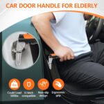 Car Door Handle for Elderly - 2025 New 4 in 1 Car Handle Assist, 2 Pack Auto Cane Portable Vehicle Support Handle Door Assist Bar, Max Load 500 Lbs, Anti-Slip Design (Orange-Car Handle +Strap) - Image 5
