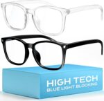 livho High Tech Blue Light Glasses - Advanced 99% Blue Light Blocking Computer Glasses - Anti Eyestrain & UV Glare Protection