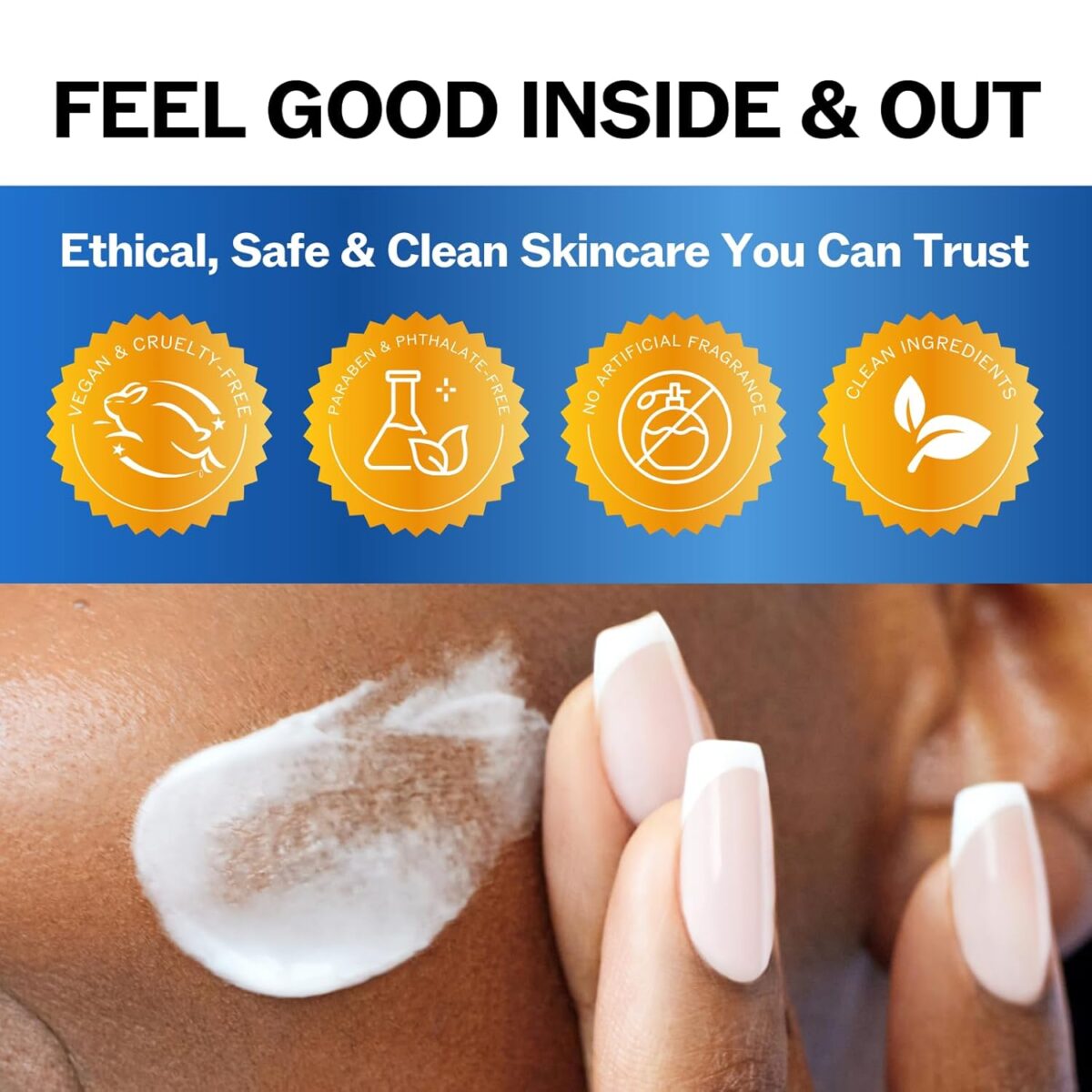 LilyAna Naturals Anti Aging Retinol Face Cream for Women – Wrinkle & Neck Cream for Firming, Retinol Moisturizer for Face with Hyaluronic Acid, Hydrating Night Cream for Fine Lines, Collagen Boost - Image 7