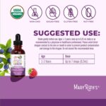 MaryRuth Organics Toddler Elderberry Syrup, USDA Organic Elderberry, Sugar Free Kids Immune Support Supplement for Ages 1-3 Years, Clean Label Project Verified®, Vegan, Non-GMO, Gluten Free, 1 Fl Oz - Image 3