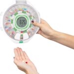 Live Fine 28-Day Automatic Pill Dispenser Clear Lid with Upgraded LCD Display and Key Lock, Sound & Light for Prescriptions, Medication, Vitamins, Supplements & More - Image 7