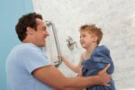 Moen Brushed Nickel Bathroom Safety 24-Inch Designer Safety Shower Grab Bar with Curled Grip for Handicapped or Elderly, LR8724D3GBN - Image 7