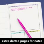 PAPERAGE Undated Weekly & Monthly Hardcover Planner (Blush), 5.7 in x 8 in, Includes Dotted Note Pages & 8 Sticker Sheets - Image 5