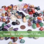 Polished Multicolor Healing Crystal Stone Set, 72 Pcs, 0.5" Handpicked Tumbled Stones for Healing, Reiki, Meditation, Crafting, Home Decor, Ethically Sourced, Multicolor - Image 8