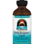 Source Naturals Wellness Herbal Resistance Liquid Immune Defense Supplement and Immunity Booster with Echinacea, Elderberry and Yin Chiao - 4 Fluid Oz