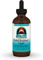 Source Naturals Wellness Herbal Resistance Liquid Immune Defense Supplement and Immunity Booster with Echinacea, Elderberry and Yin Chiao - 4 Fluid Oz
