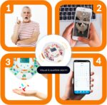Adamson TimelyMed Smart Pill Dispenser Machine with Alarm + WiFi App Monitoring + 28 Day Medicine Dispenser + Automatic Pill Dispenser for Elderly with Alarm & Alzheimers Care + Lock Key + New - Image 2