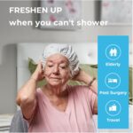 Scrubzz Shampoo Caps No Rinse for Elderly and Bedridden Patients, Rinse Free Shampoo Caps for Post Surgery and Hospital Stays, Waterless Hair Washing Shower Caps - 6 Pack - Image 2
