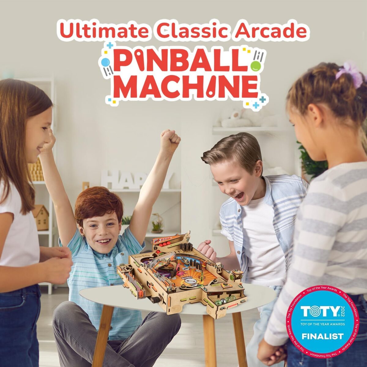 Smartivity DIY Pinball Machine Toy for Ages 8-99 Year Old | Award Winning Arcade Game | Birthday Gift Ideas for Kids & Adults | STEM Toy for Boys & Girls I Fun Family & Party Game - Image 3