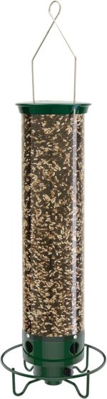 Droll Yankees YF-M Yankee Flipper Squirrel-Proof Wild Bird Feeder With Weight Activated Rotating Perch - 5Lbs Seed Capacity
