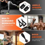 Resistance Bands, Exercise Bands with Handles, Fitness Bands, Workout Bands with Door Anchor and Ankle Straps, for Heavy Resistance Training, Physical Therapy, Shape Body, Yoga, Home Workout Set - Image 5