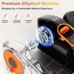 Under Desk Elliptical Machine, Ellipse Leg Exerciser with 15 Adjustable Speed, Quiet & Portable Seated Pedal Exerciser, Ideal for Seniors & Sedentary Office Workers - Image 3