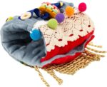 Fidget Blanket for Adult with Dementia,Dementia Products for Elderly,Alzheimers Dementia Activities for Seniors,Fidget Wrist Cuff Sensory Bracelet Toy for Seniors,Dementia Gifts (Blue)