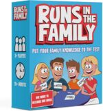 Runs in The Family: Fun Board Games for Family Night - Think Like Your Fam Would - Games for Kids & Adults