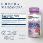 SOLARAY Rhodiola Schizandra - Rhodiola Rosea Extract - Energy Support and Occasional Stress Relief Supplement - Vegan, Lab Verified, 60-Day Guarantee - 60 Servings, 60 VegCaps - Image 2