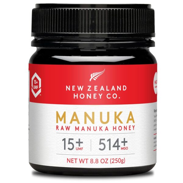 New Zealand Honey Co. Raw Manuka Honey UMF 15+ | MGO 514+, UMF Certified / 8.8oz