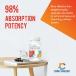 Liposomal Glutathione Softgel, Liposomal Delivery - Glutathione Supplement, Active Form L-Glutathione, Made in USA, Rich in Antioxidant Formula, Gluten Free, 360 Softgels - Image 4