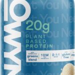 OWYN Only What You Need Dairy Free Protein Powder with 20g Protein, Probiotics, Superfoods Greens, Pea, Chia and Pumpkin Seed Blend (Smooth Vanilla, 2.1 Pound - Pack of 1)