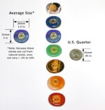 7 Engraved Chakra Symbol Stones - (16Pc) Meditation Accessory and Reiki Healing Kit with Chakra Chart, Affirmations, Guided Meditations, and Identification Cards For Spiritual and Mindfulness Work - Image 7