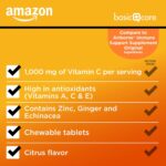 Amazon Basic Care Immune Support Citrus Chew Tablets, 116 Count - Image 3