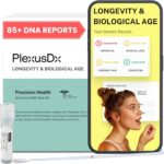 Longevity & Healthy Aging Genetic Test | 85+ DNA Reports Including Biological Age, Telomere Length, Cognition, and Lifespan | Custom Supplement, Diet, and Lifestyle Recommendations