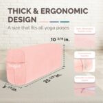 Yes4All Triple-Layer Sponge Yoga Bolster Pillow for Restorative Yoga & Meditation - Versatile Yoga Support Pillow, Balance & Poses Modification - Image 2