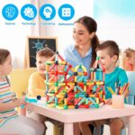 Magnetic Building Blocks STEM Educational Toy for Kids Montessori Learning Sticks and Balls Preschool Sensory Toys for Toddlers Gift for 3 Year Old Boys & Girls - Image 5