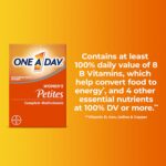 One A Day Women’s Petites Multivitamin,Supplement with Vitamin A, C, D, E and Zinc for Immune Health Support, B Vitamins, Biotin, Folate (as folic acid) & more,Tablet, 160 count - Image 5