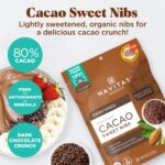 Navitas Organics Cacao Sweet Nibs 8oz. Bag, 56 Servings — Organic, Non-GMO, Gluten-Free - Image 3